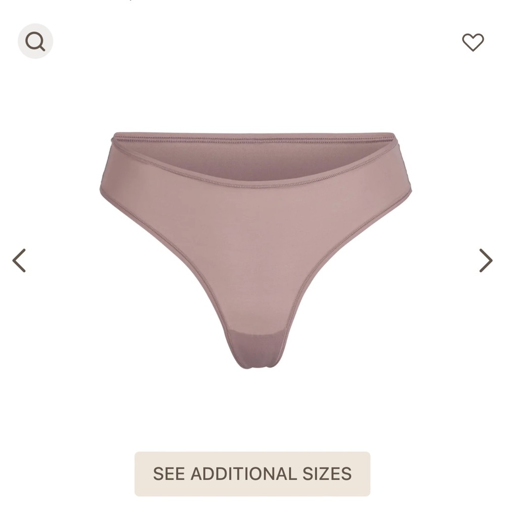 NWT SKIMS FITS EVERYBODY THONG 3X PLUM/PURPLE